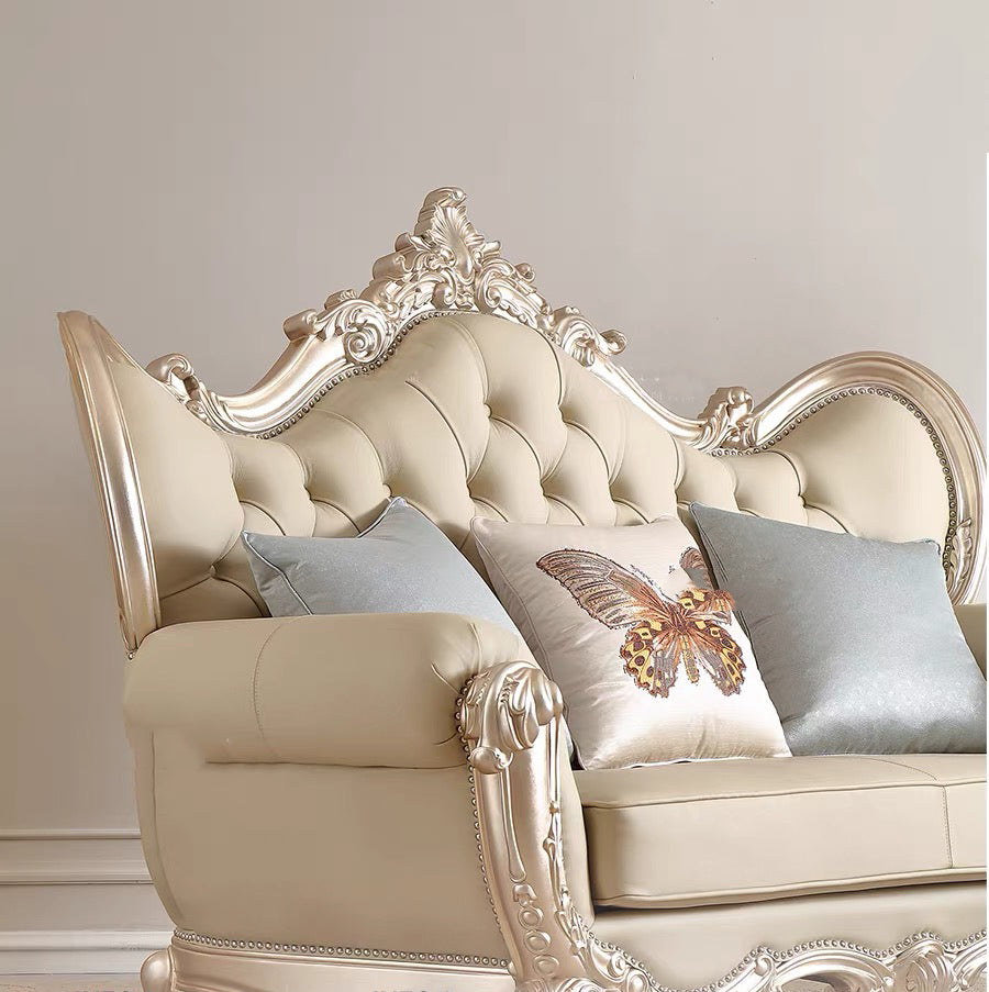 Fleur French Solid Wood Sofa image 5