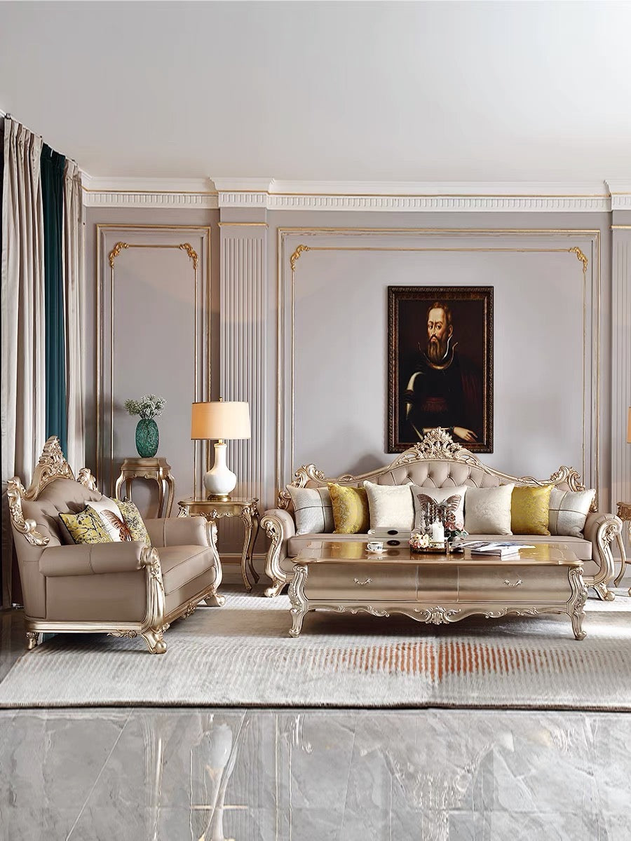 Royale French Solid Wood Sofa image 6