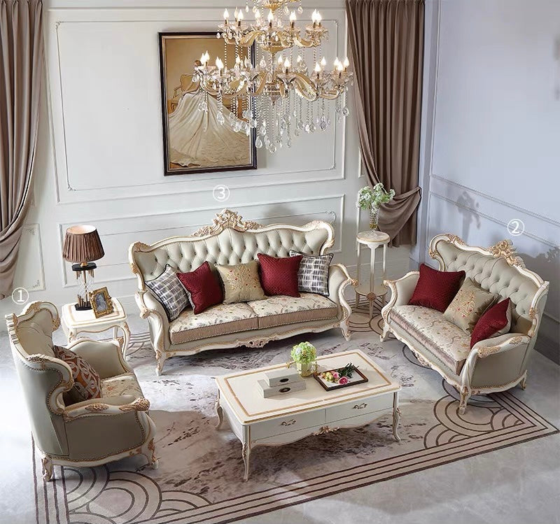 Harmony French Vintage Sofa image 0