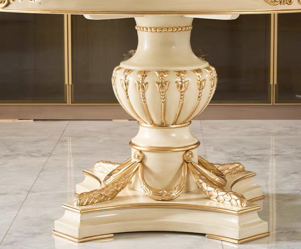 Eden Carved French Dining Table image 5