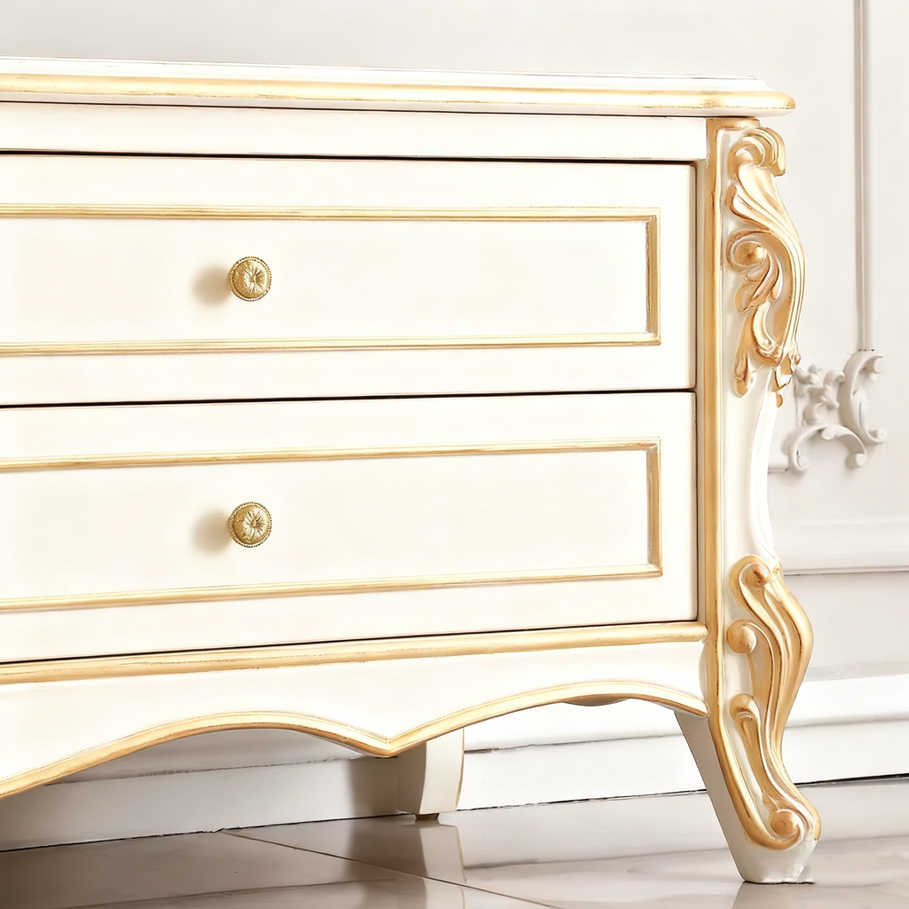 Victorian Shell French Vintage TV Cabinet image 8