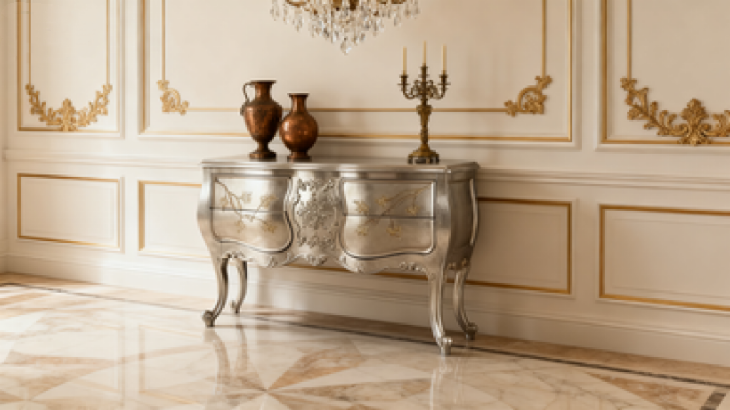 Versailles Gold French Console Table image 4