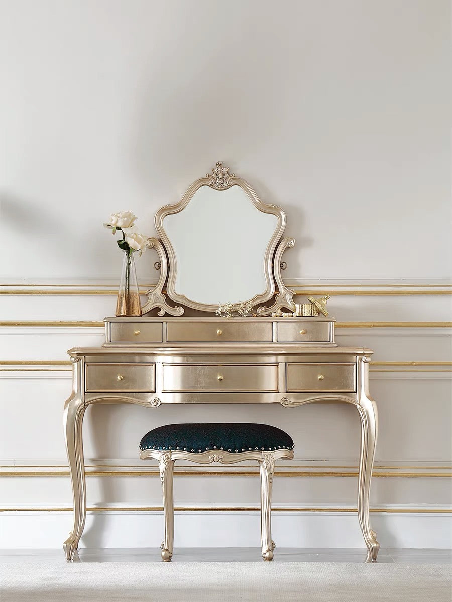 Rose Moment French Dressing Table & Stool image 1