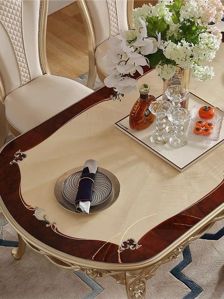 Shell Elegance French Dining Table
