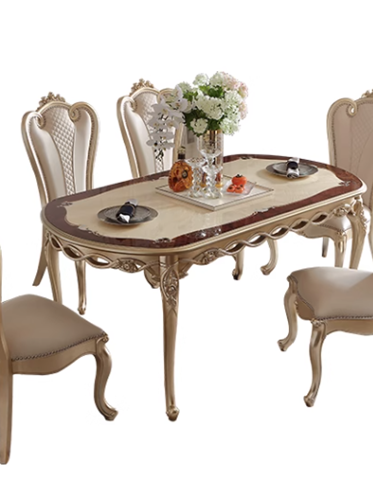 Shell Elegance French Dining Table