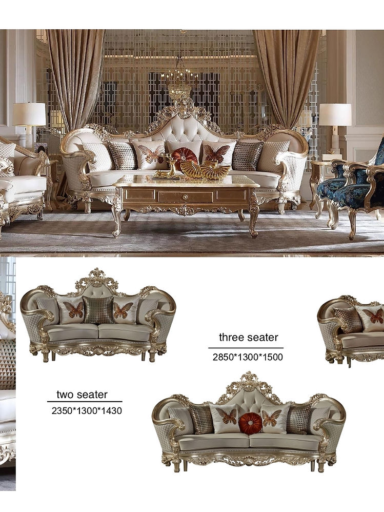 Versailles French Solid Wood Sofa