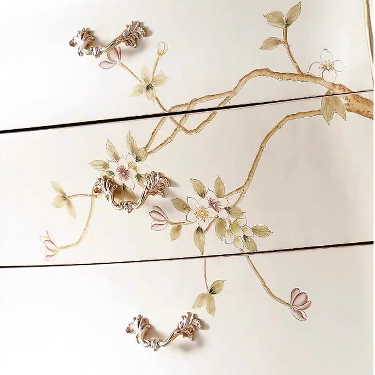 Ivory Luxe French Vintage Buffet Drawer Chest