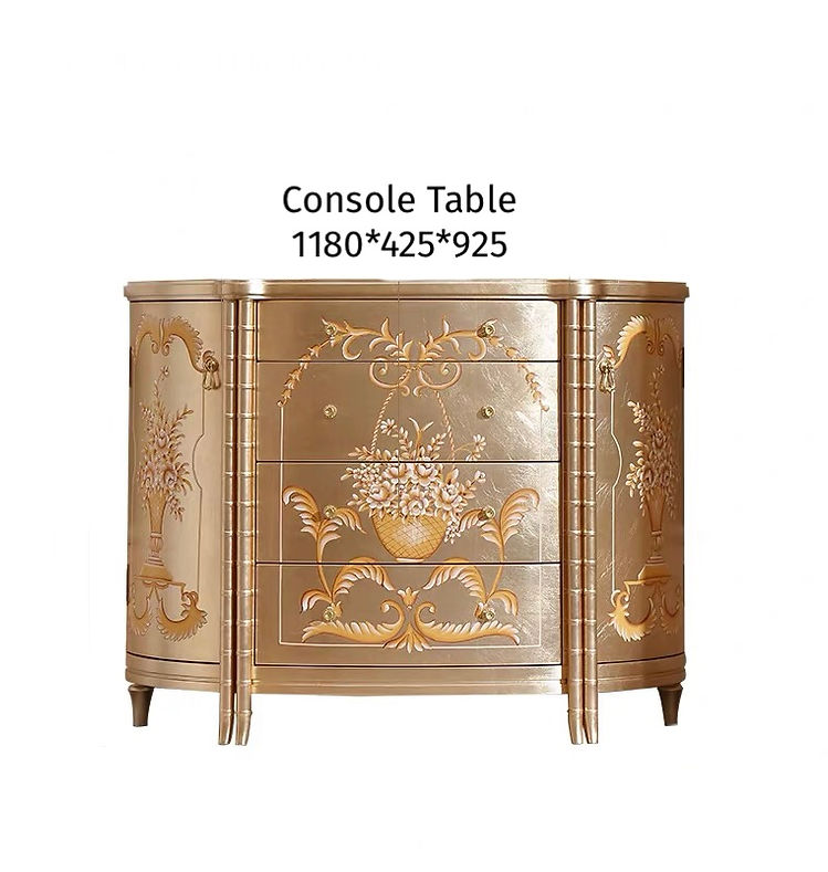 Royale French Console Table Drawer Chest