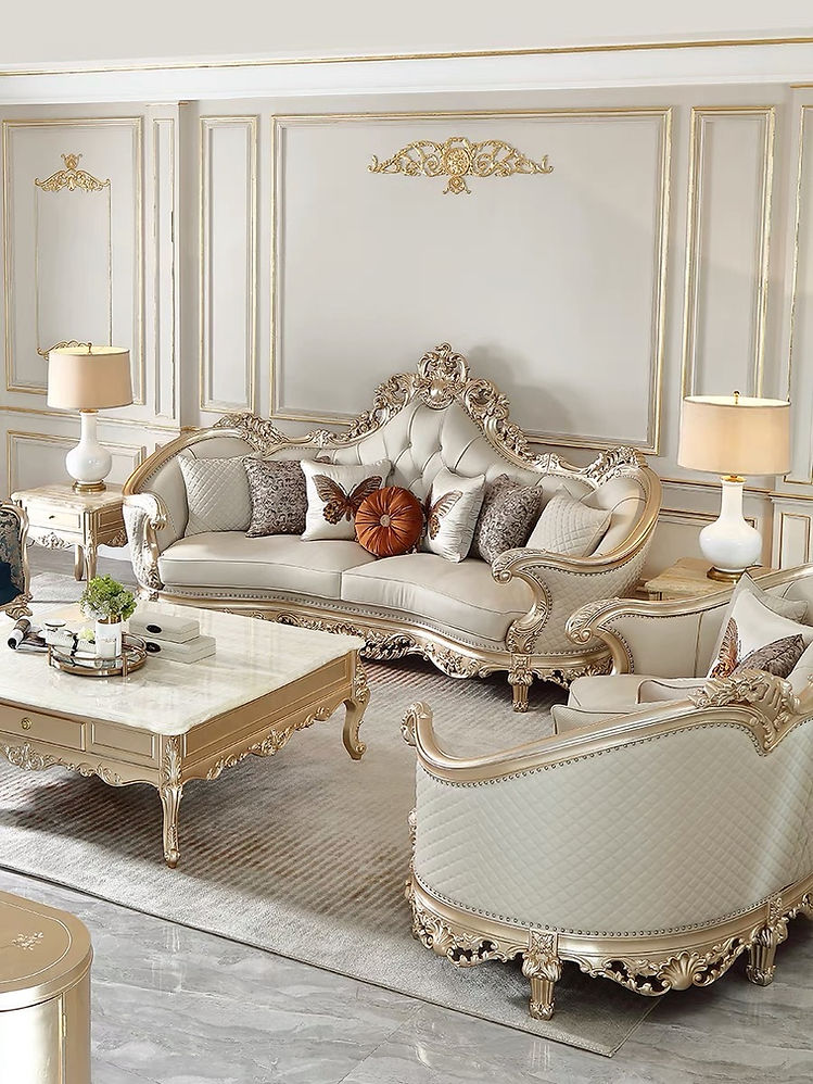 Versailles French Solid Wood Sofa