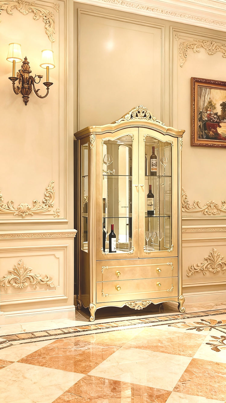 Avielle French Two Door Display Cabinet