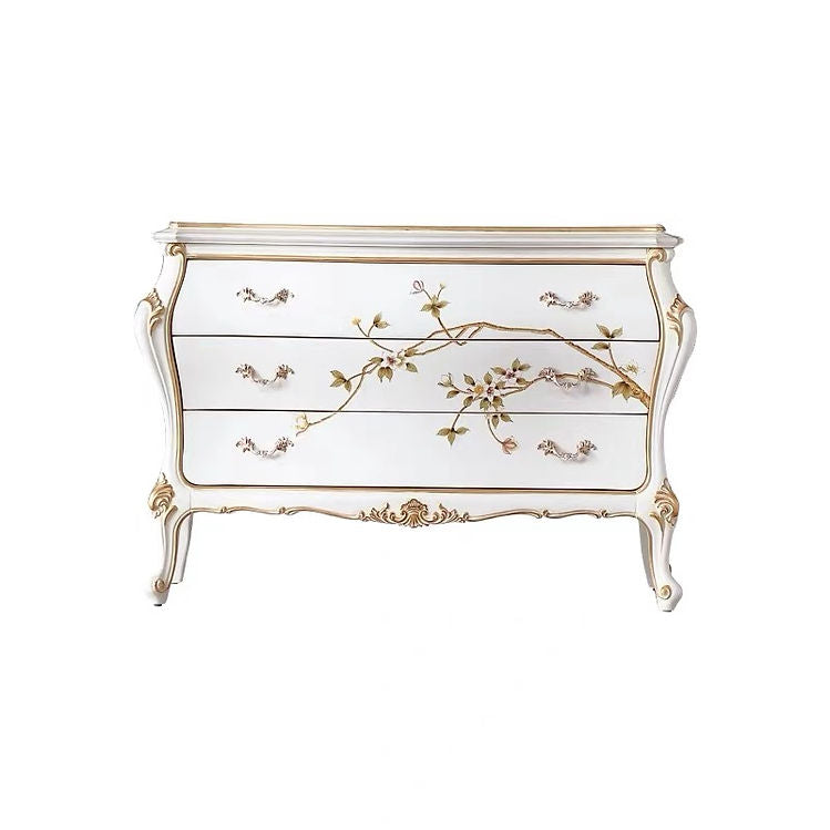 Ivory Luxe French Vintage Buffet Drawer Chest