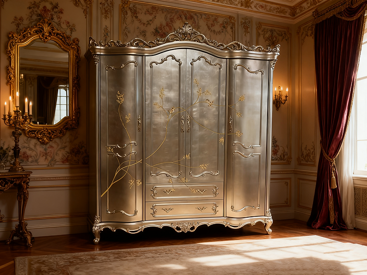 Paris Garden French Wardrobe Cabinet