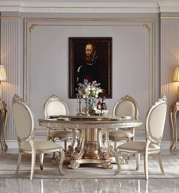 Versailles Garden French Round Dining Table