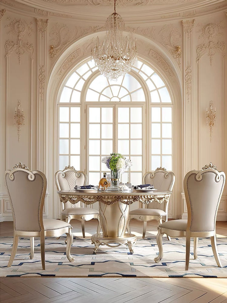 Lumière French Round Dining Table