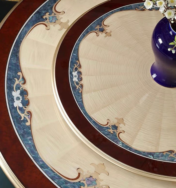 Versailles Garden French Round Dining Table