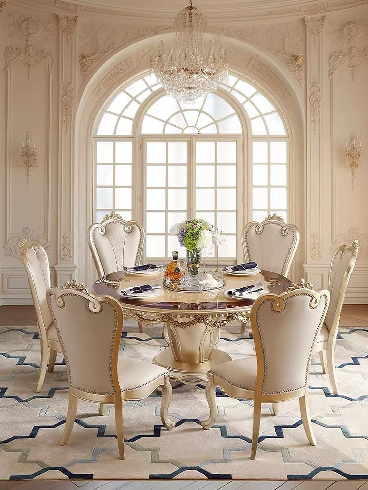 Lumière French Round Dining Table