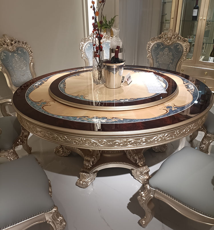 Versailles Garden French Round Dining Table