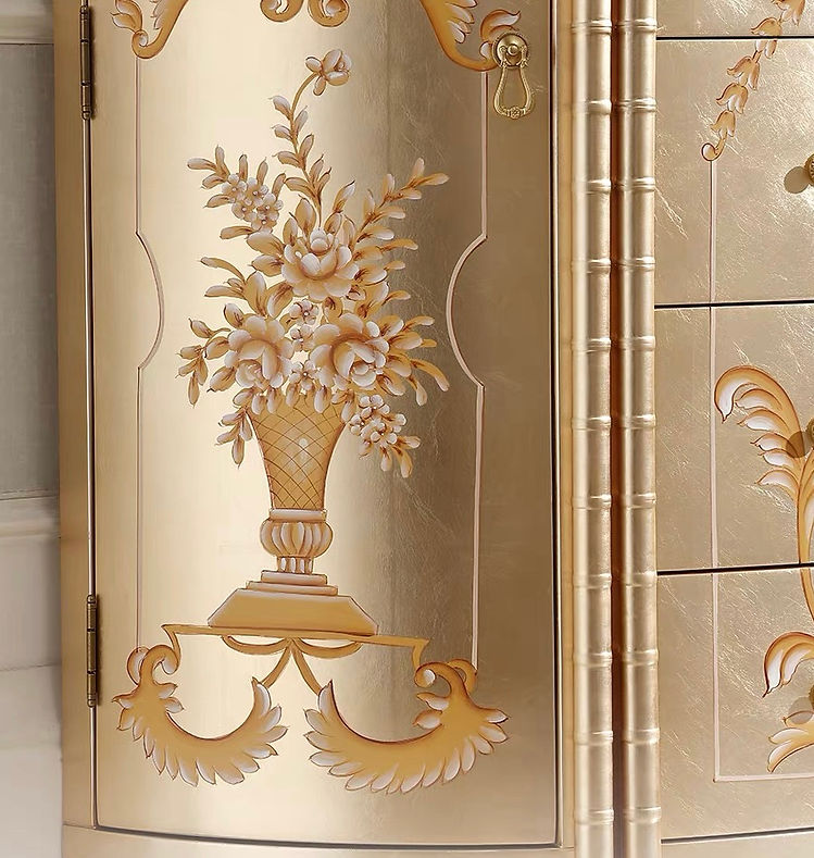 Royale French Console Table Drawer Chest