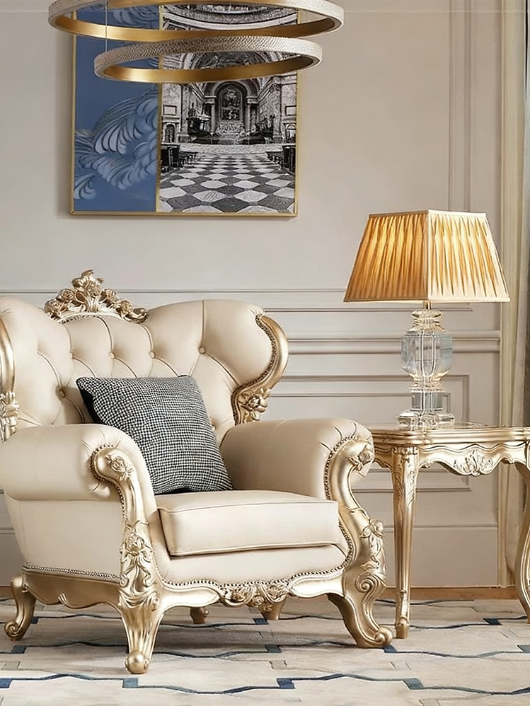Royale Half Round French Display Cabinet