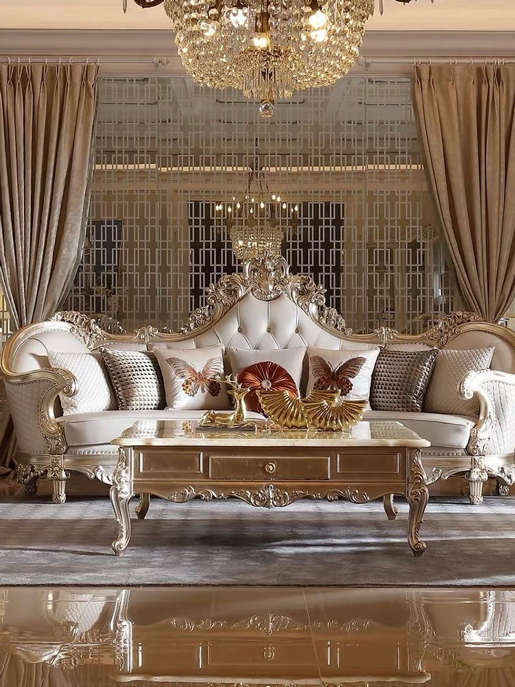 Versailles French Solid Wood Sofa