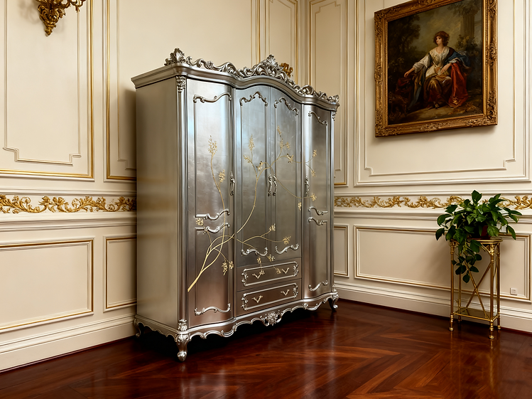 Paris Garden French Wardrobe Cabinet