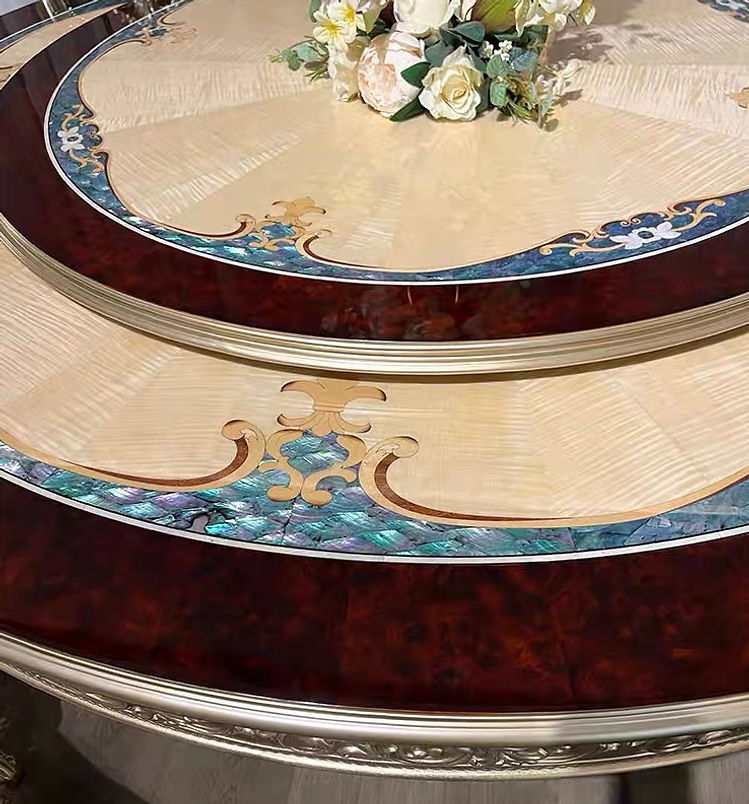 Versailles Garden French Round Dining Table