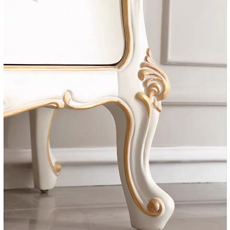Ivory Luxe French Vintage Buffet Drawer Chest