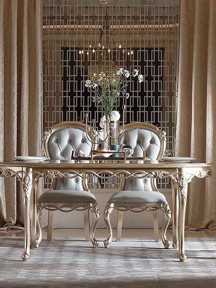 Shell Elegance French Dining Table