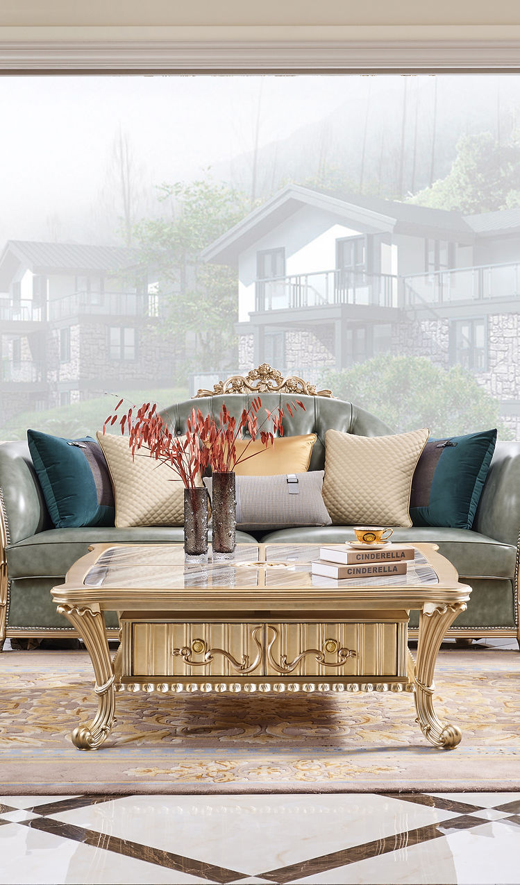 Solenne French Marble Side Table