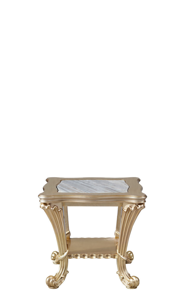 Solenne French Marble Side Table