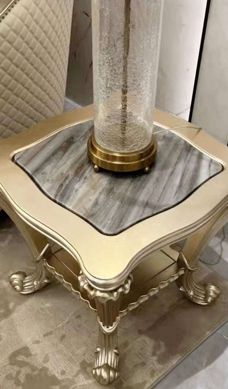 Solenne French Marble Side Table