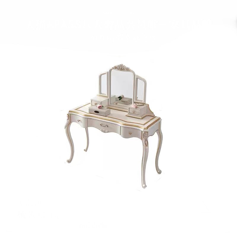 Luna White French Vintage Dressing Table image 7