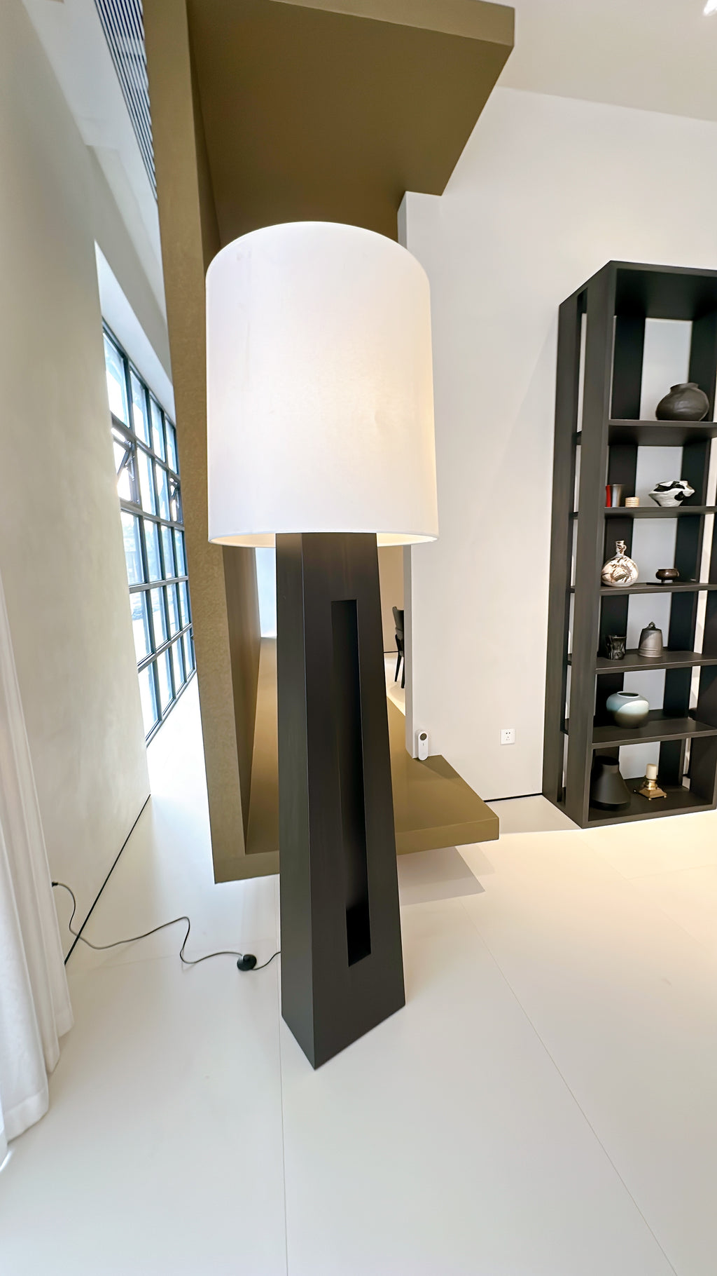 Oak Wood Floor Lamp – Natural Warmth and Elegant Design image 0
