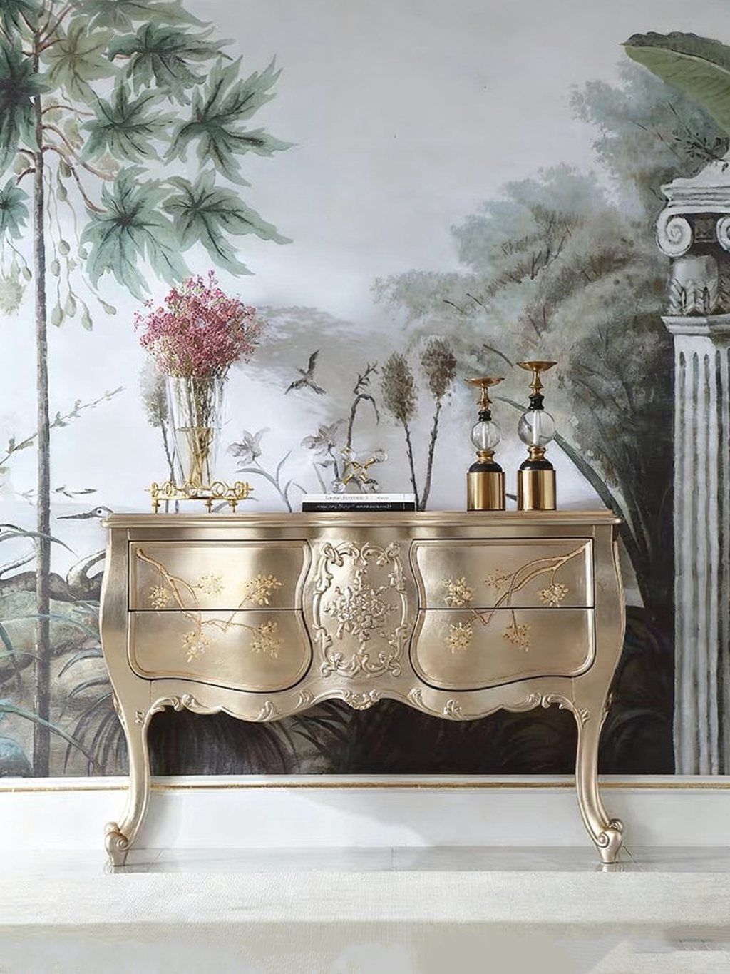 Versailles Gold French Console Table image 0
