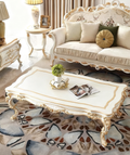 White Elegance French Vintage Coffee Table image 0