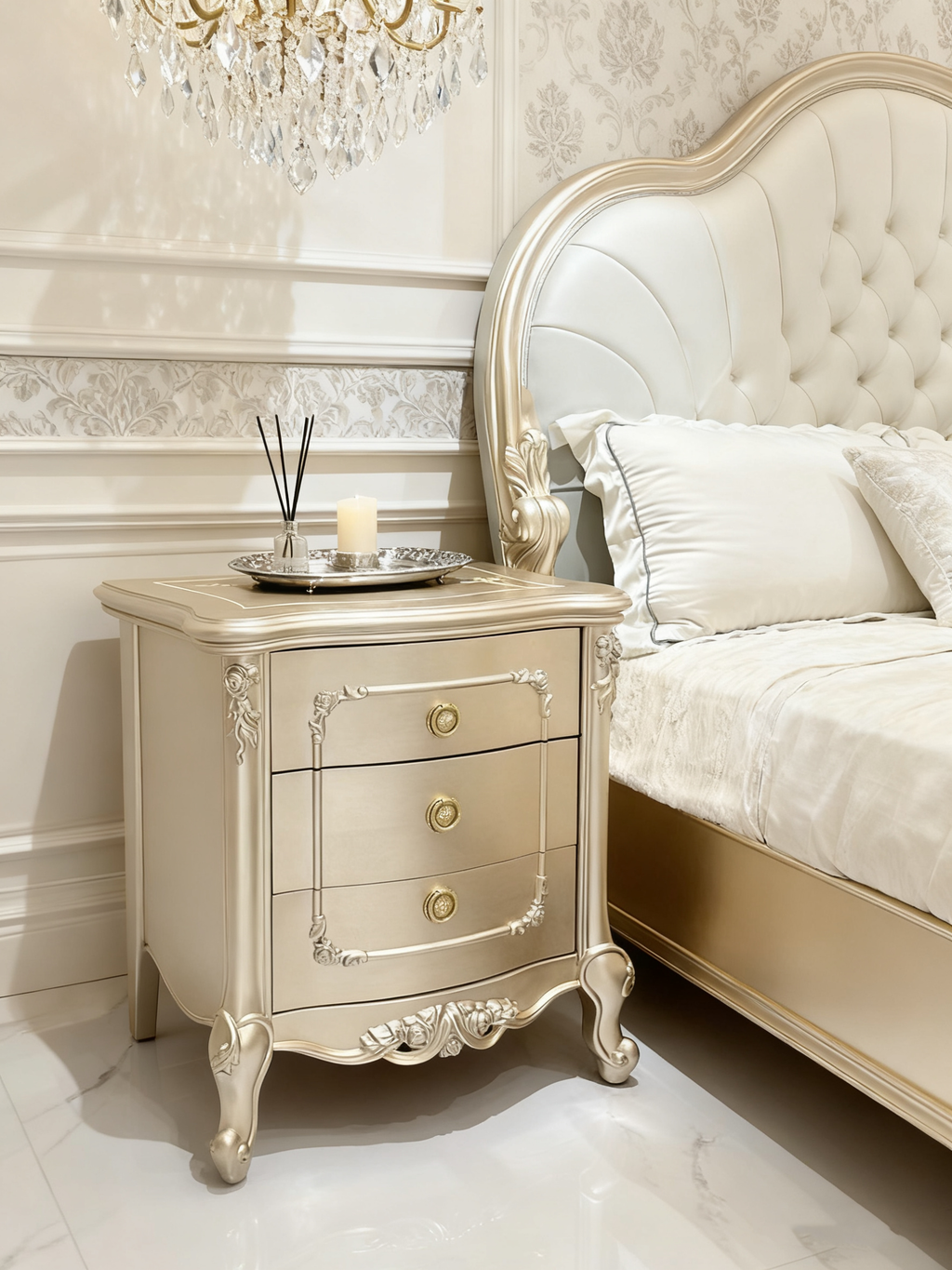Sweet Belle French Bedside Table image 3