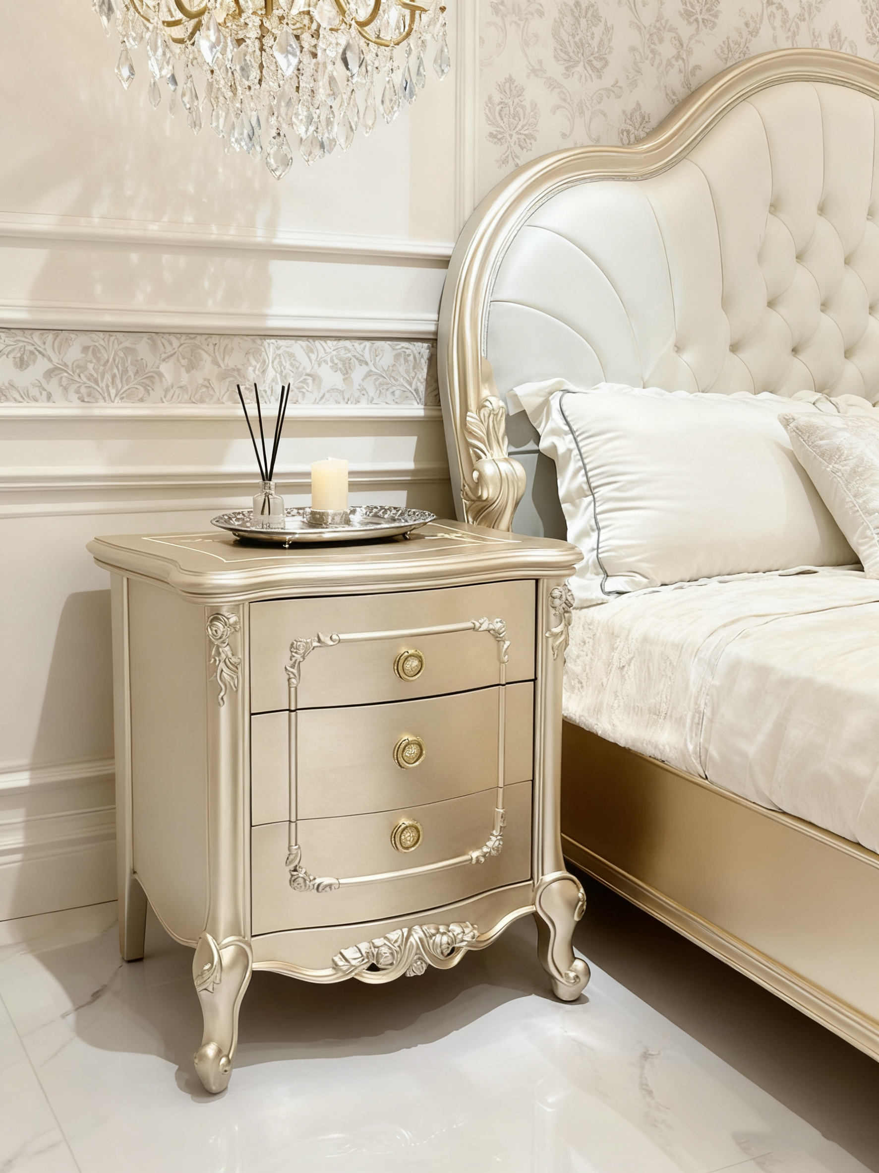 Sweet Belle French Bedside Table image 3