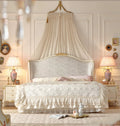 Royal Blossom Elegant French Vintage King Bed image 0