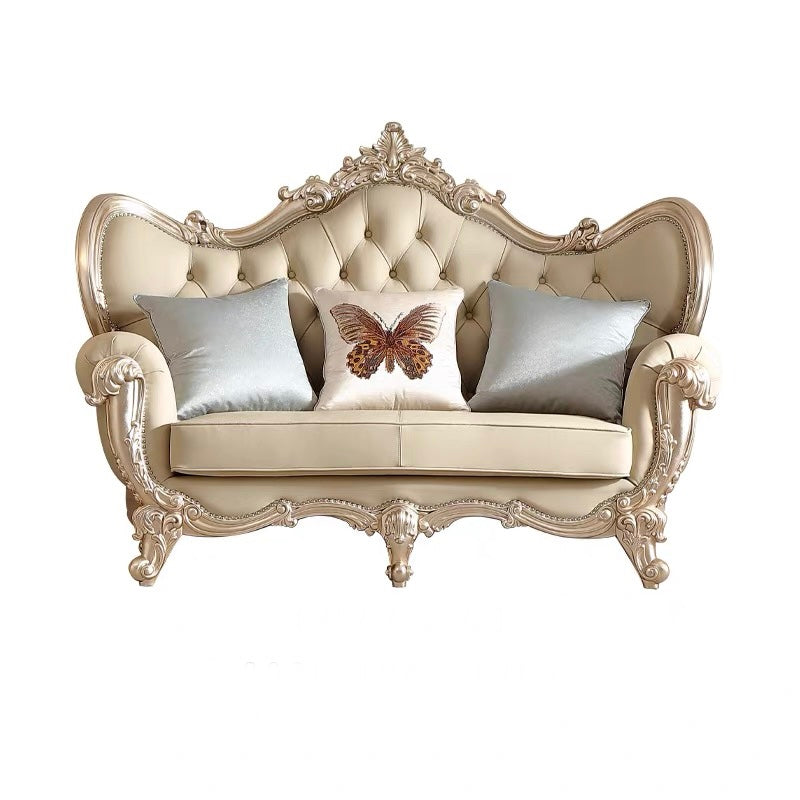 Fleur French Solid Wood Sofa image 7