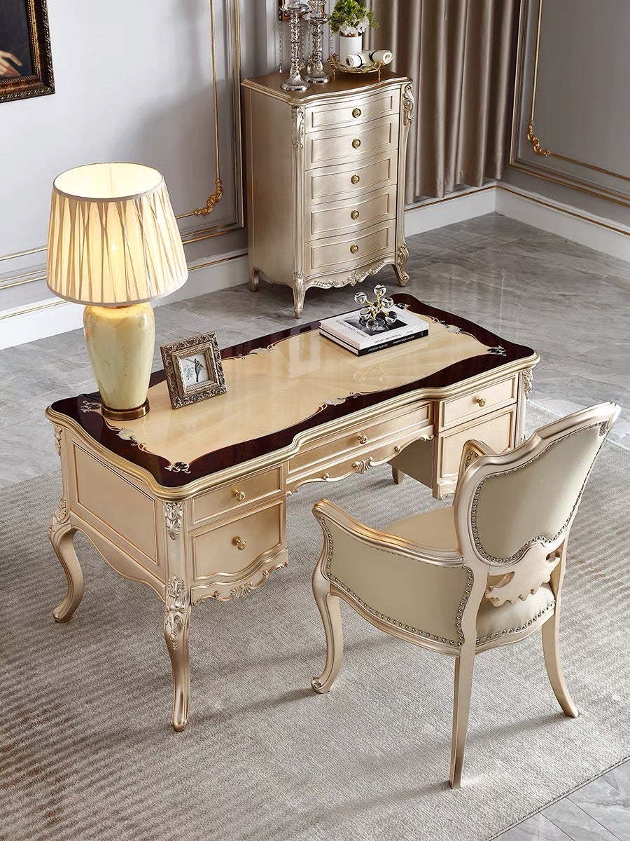 Rose Moment French Office Desk & Chair  image 1