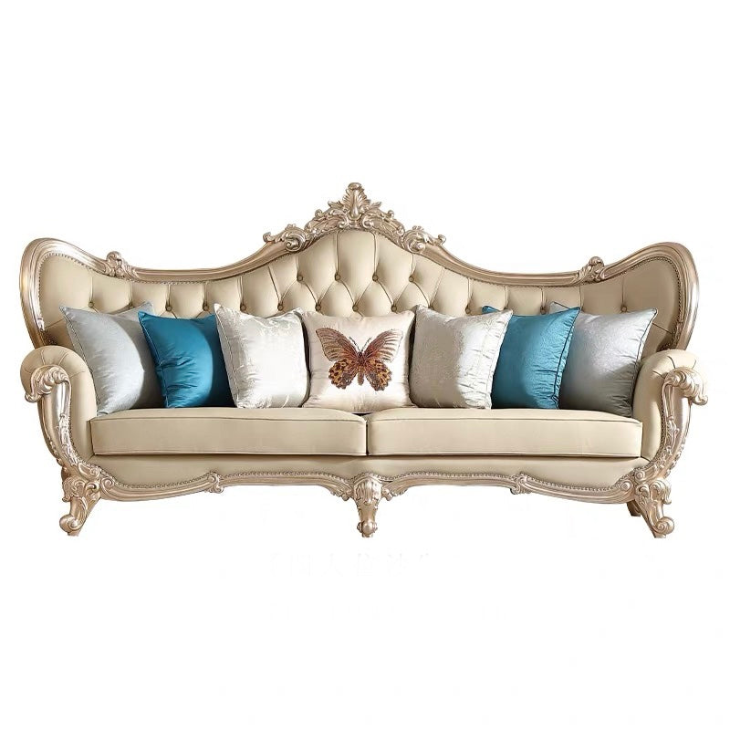 Fleur French Solid Wood Sofa image 8