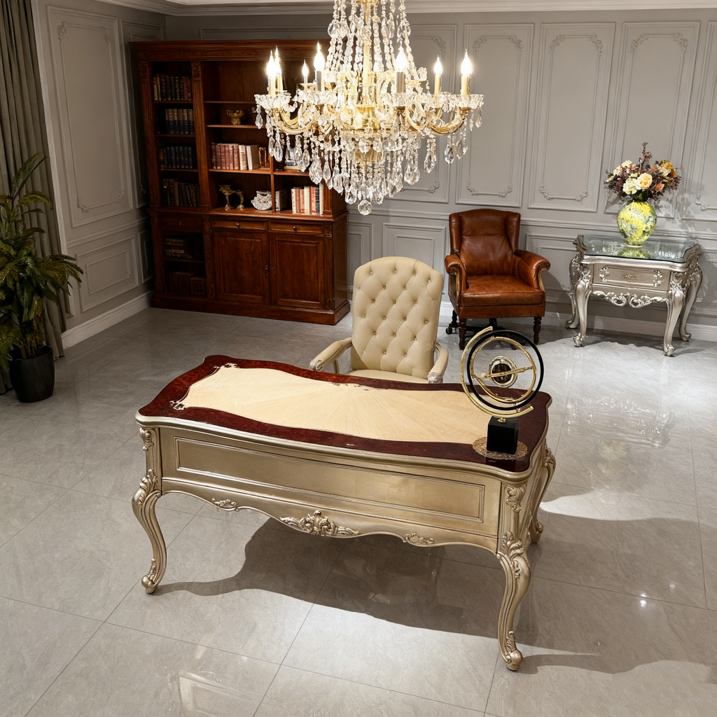 Veloria French Office Desk & Chair image 2